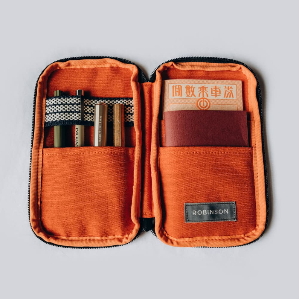 Anything x Robinson - Pen Etui - Orange-Etui-DutchMills