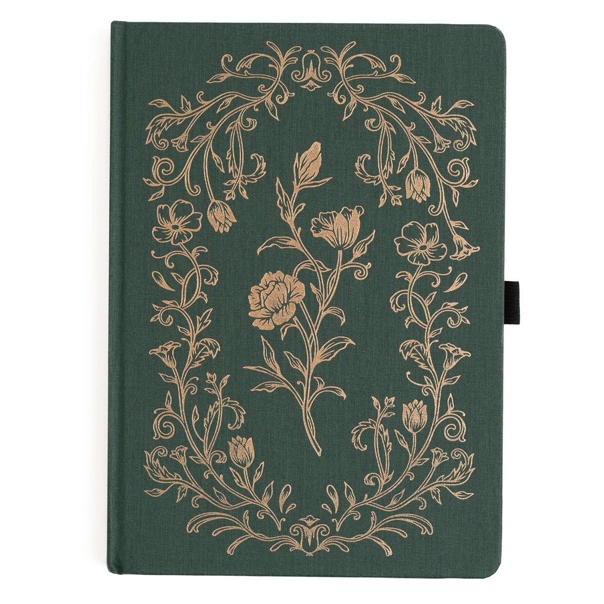 Archer & Olive - A5 Antique Floral Dot Grid Notebook-Notitieboek-DutchMills