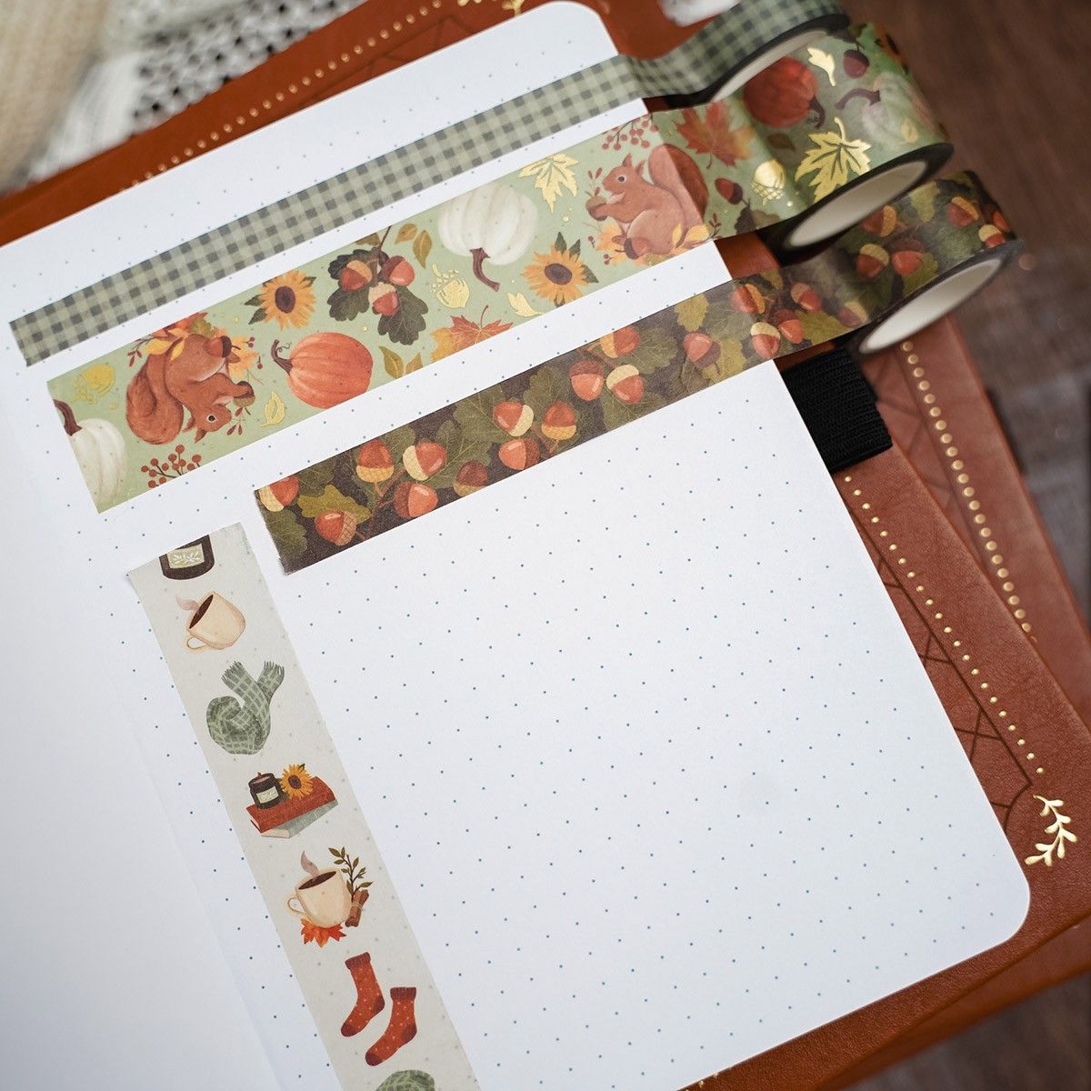 Archer & Olive - Acorns Washi Tape-Maskingtape-DutchMills