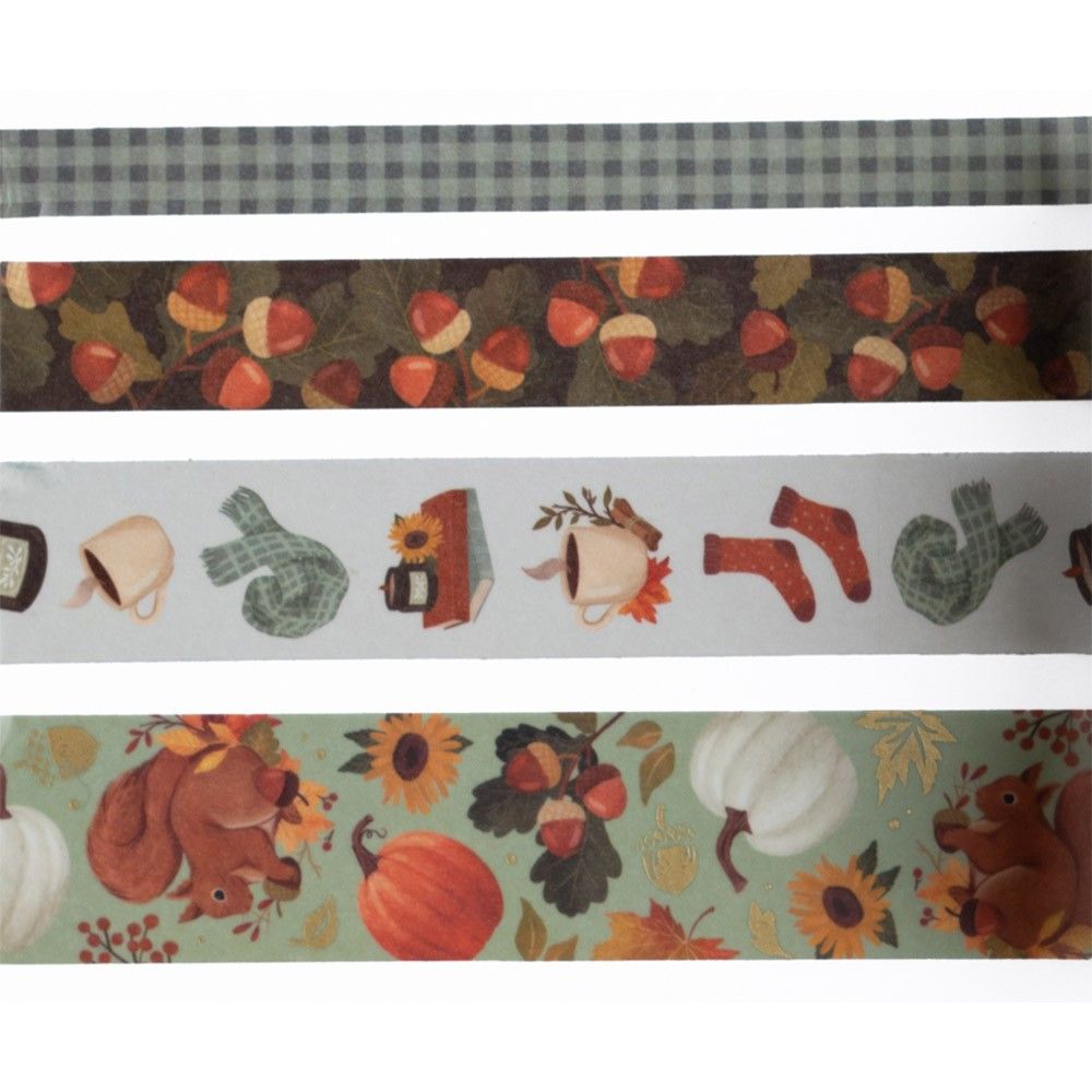 Archer & Olive - Acorns Washi Tape-Maskingtape-DutchMills