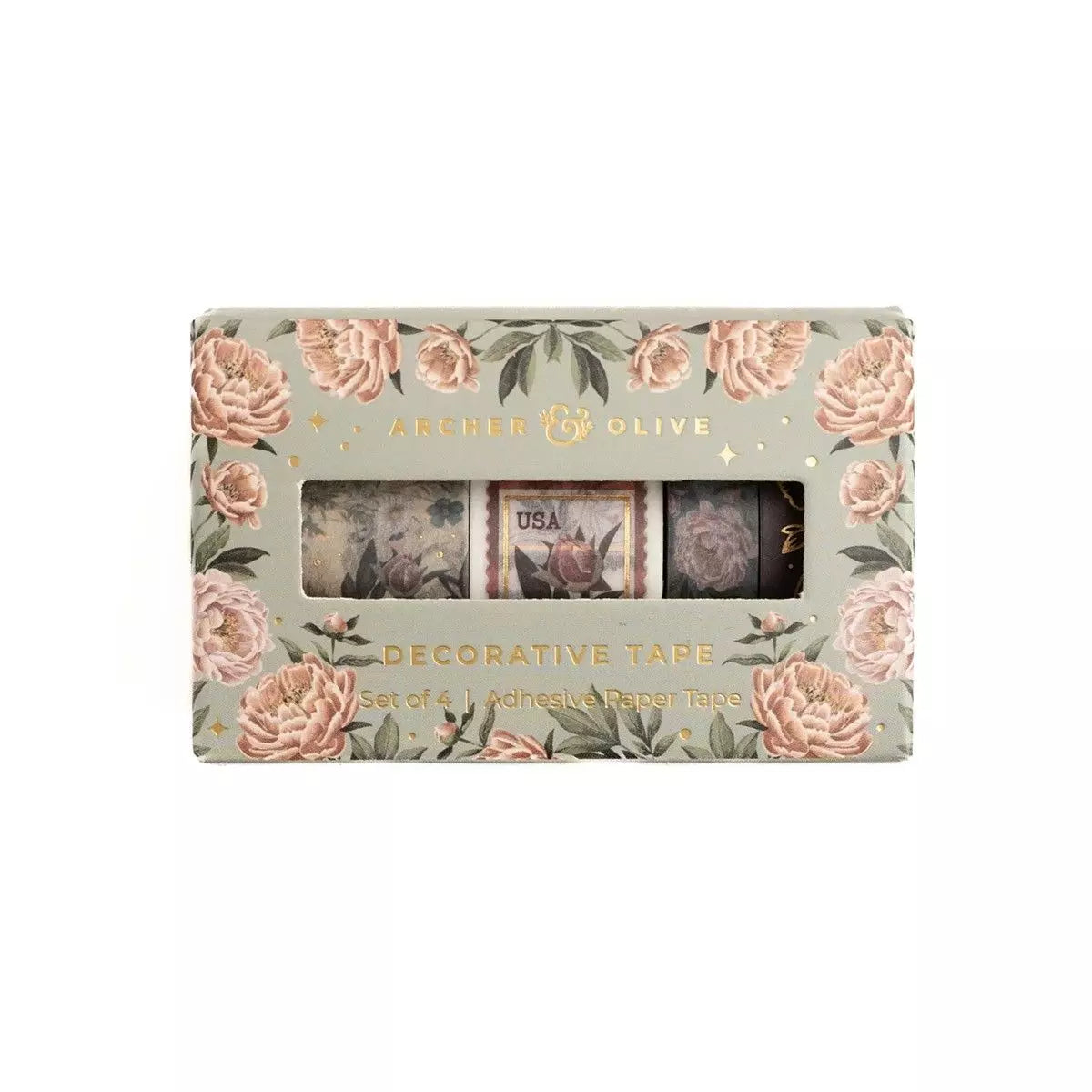 Archer & Olive - Antique Floral Washi Tape-Maskingtape-DutchMills