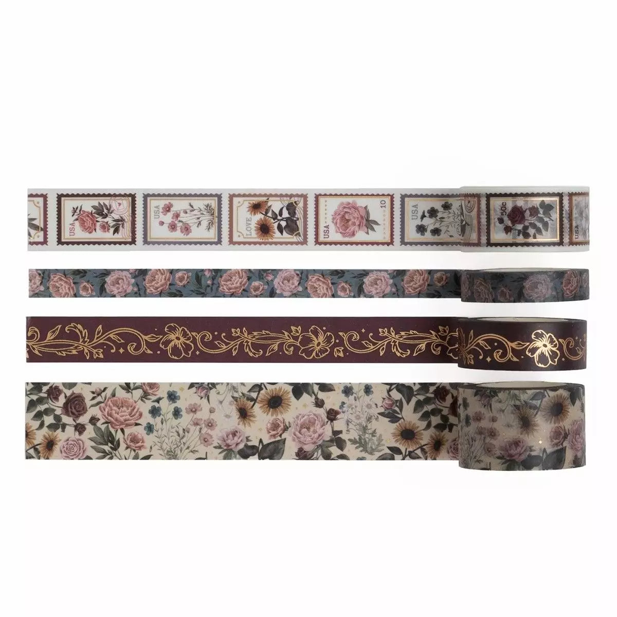 Archer & Olive - Antique Floral Washi Tape-Maskingtape-DutchMills