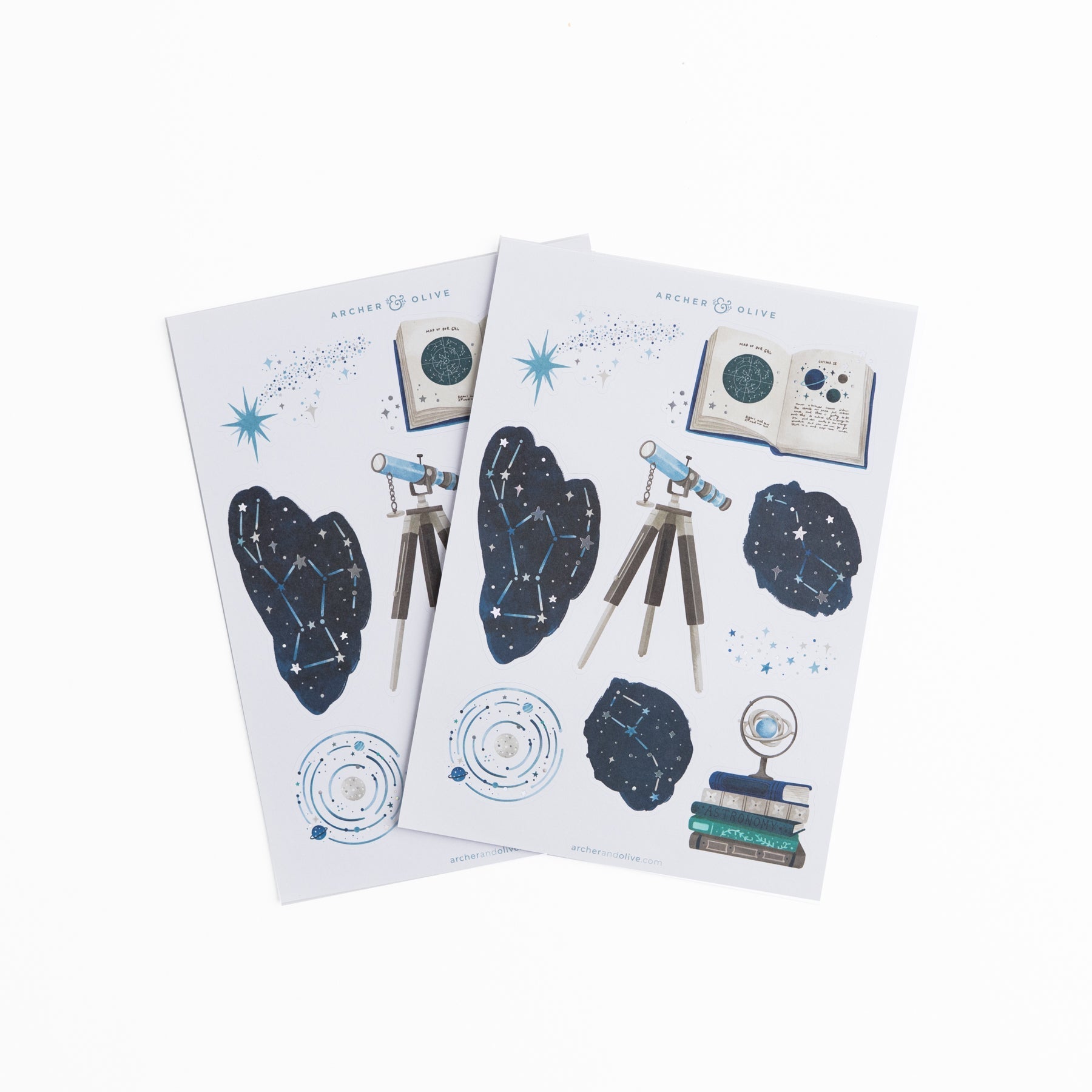 Archer & Oliver - Meteor Shower Stickers-Sticker-DutchMills