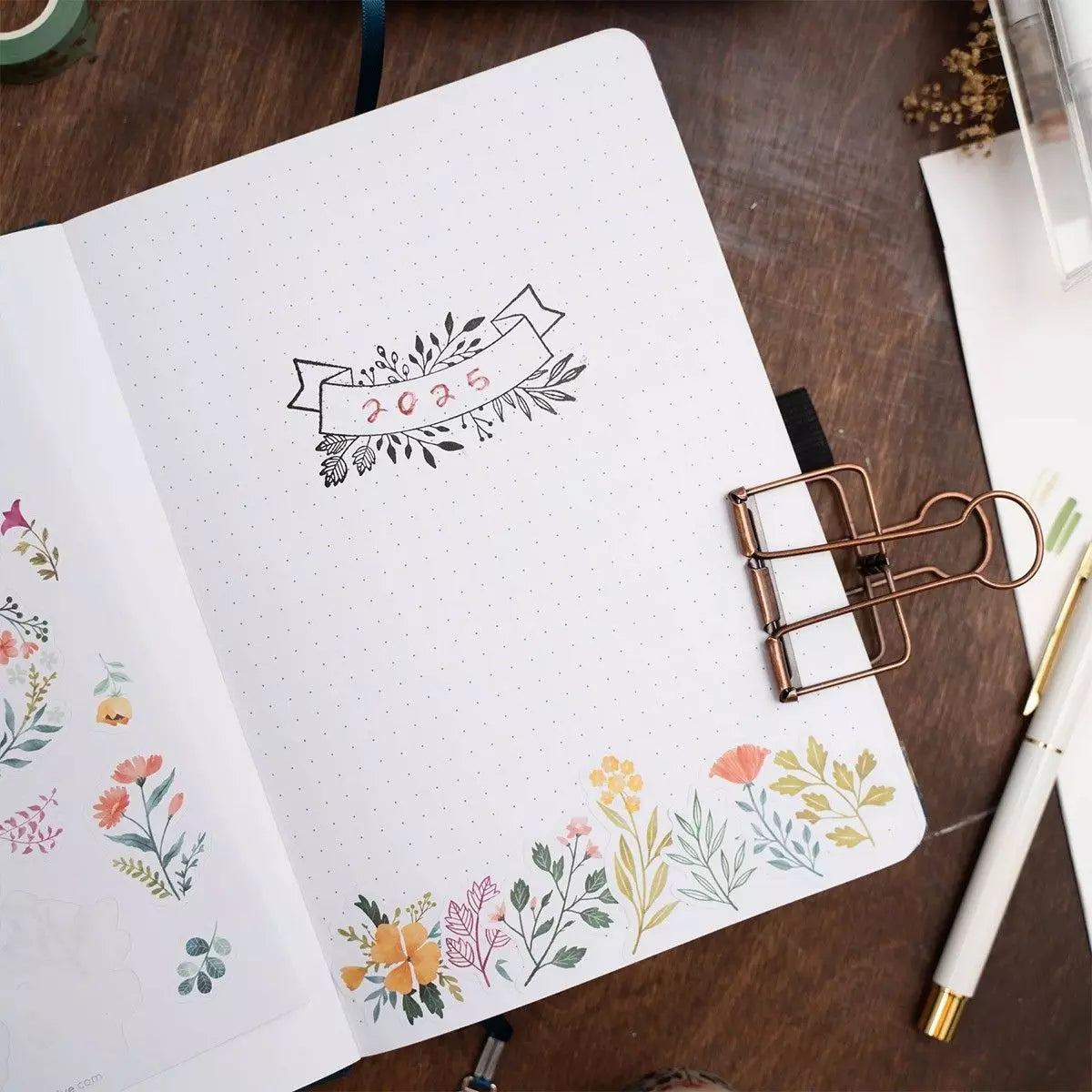 Archer & Olive - Signature Floral Stamp Set-Stempel-DutchMills