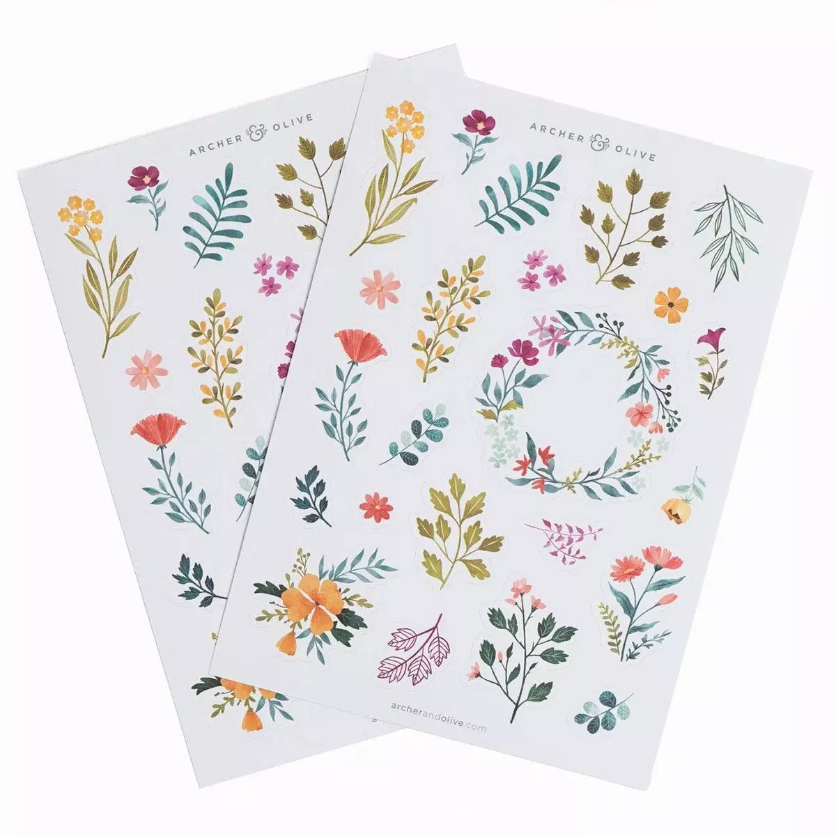 Archer & Olive - Signature Floral Stickers-Sticker-DutchMills