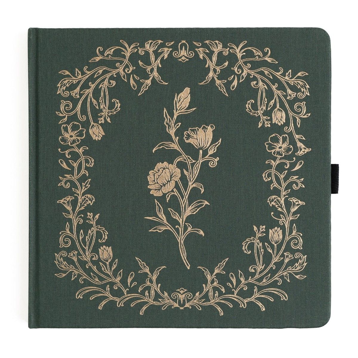 Archer & Olive - Square Antique Floral Dot Grid Notebook-Notitieboek-DutchMills