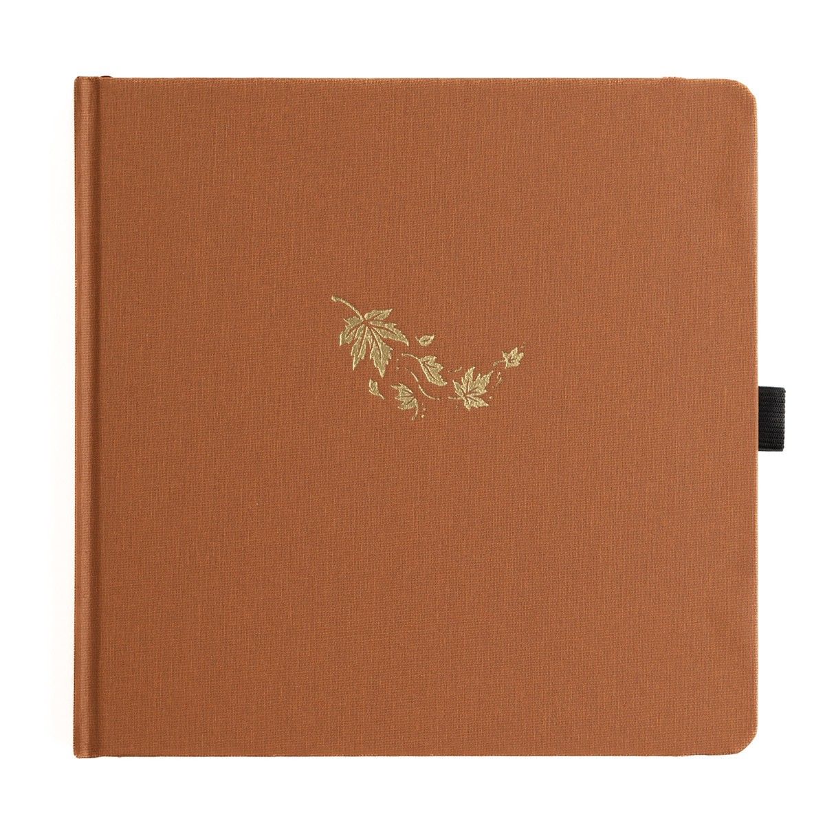 Archer & Olive - Square Swirling Leaves Dot Grid Notebook-Notitieboek-DutchMills