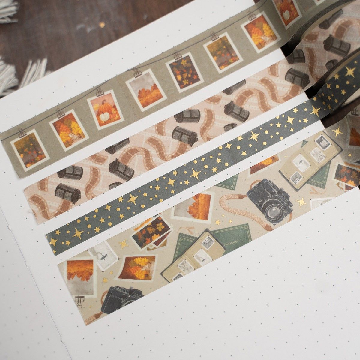 Archer & Olive - Vintage Camera Washi Tape-Maskingtape-DutchMills