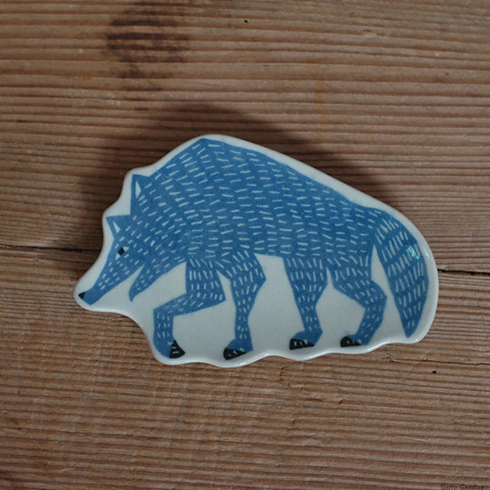 Classiky - KATA KATA - small dish (wolf blauw)-Porcelain-DutchMills