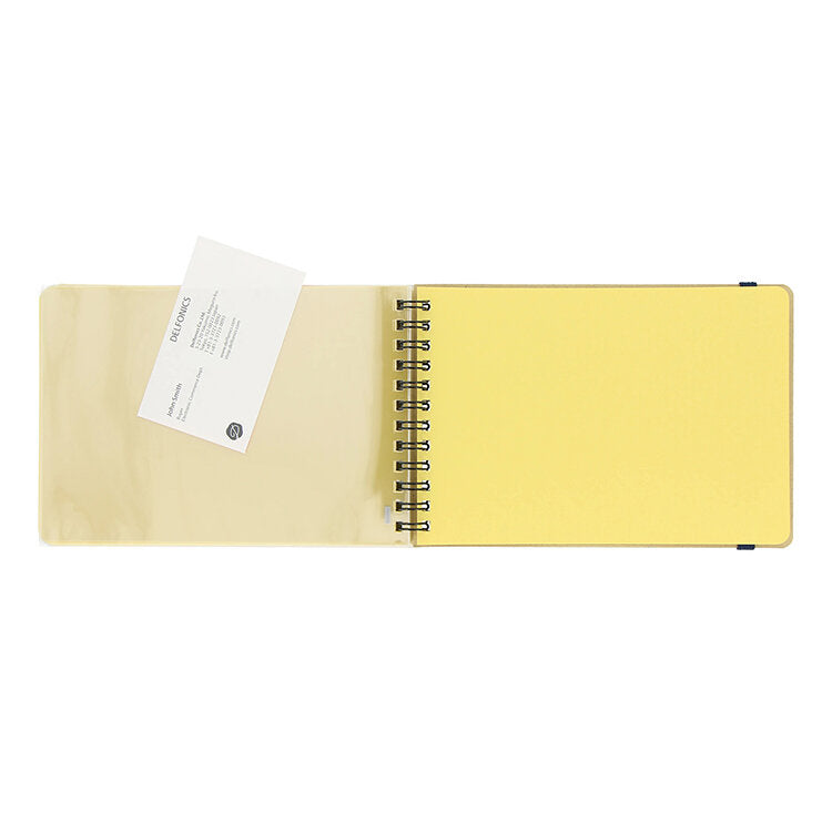 Delfonics - Rollbahn Horizontal Spiral Notebook - Black - Large-Notitieboek-DutchMills