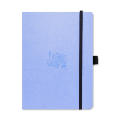 Dingbats* - A5+ Earth Sky Blue Great Barrier Reef Journal - Dotted-Notitieboek-DutchMills