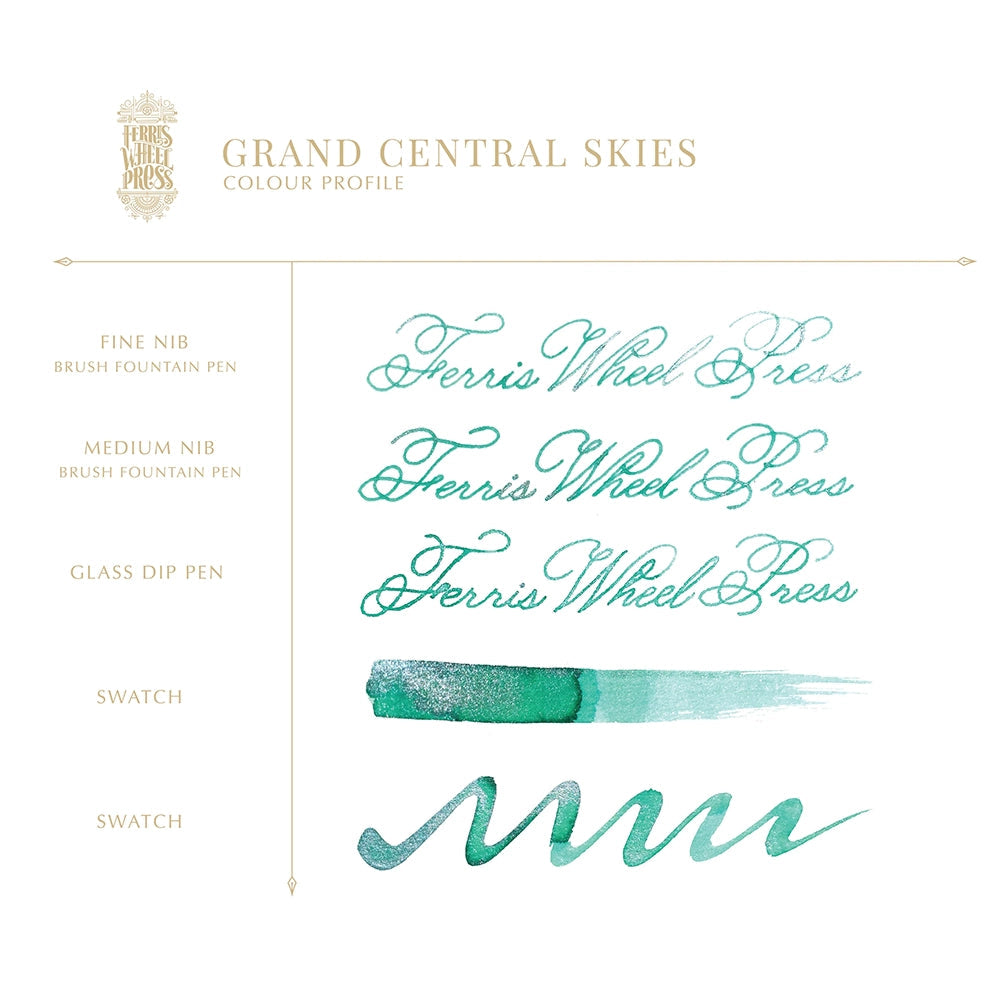 Ferris Wheel Press - 38ml Grand Central Skies Ink-Inkt-DutchMills