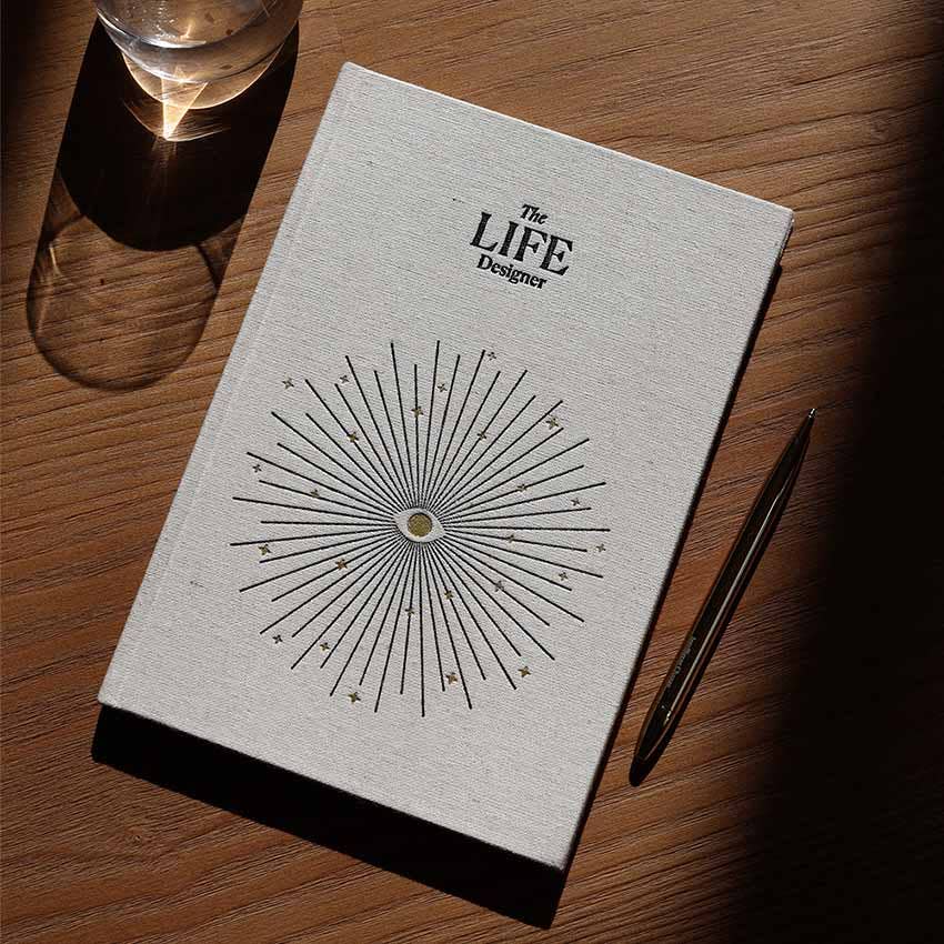 Life Designer Journal - 100+ Prompts for Self-Growth, Goals-Dagboek-DutchMills