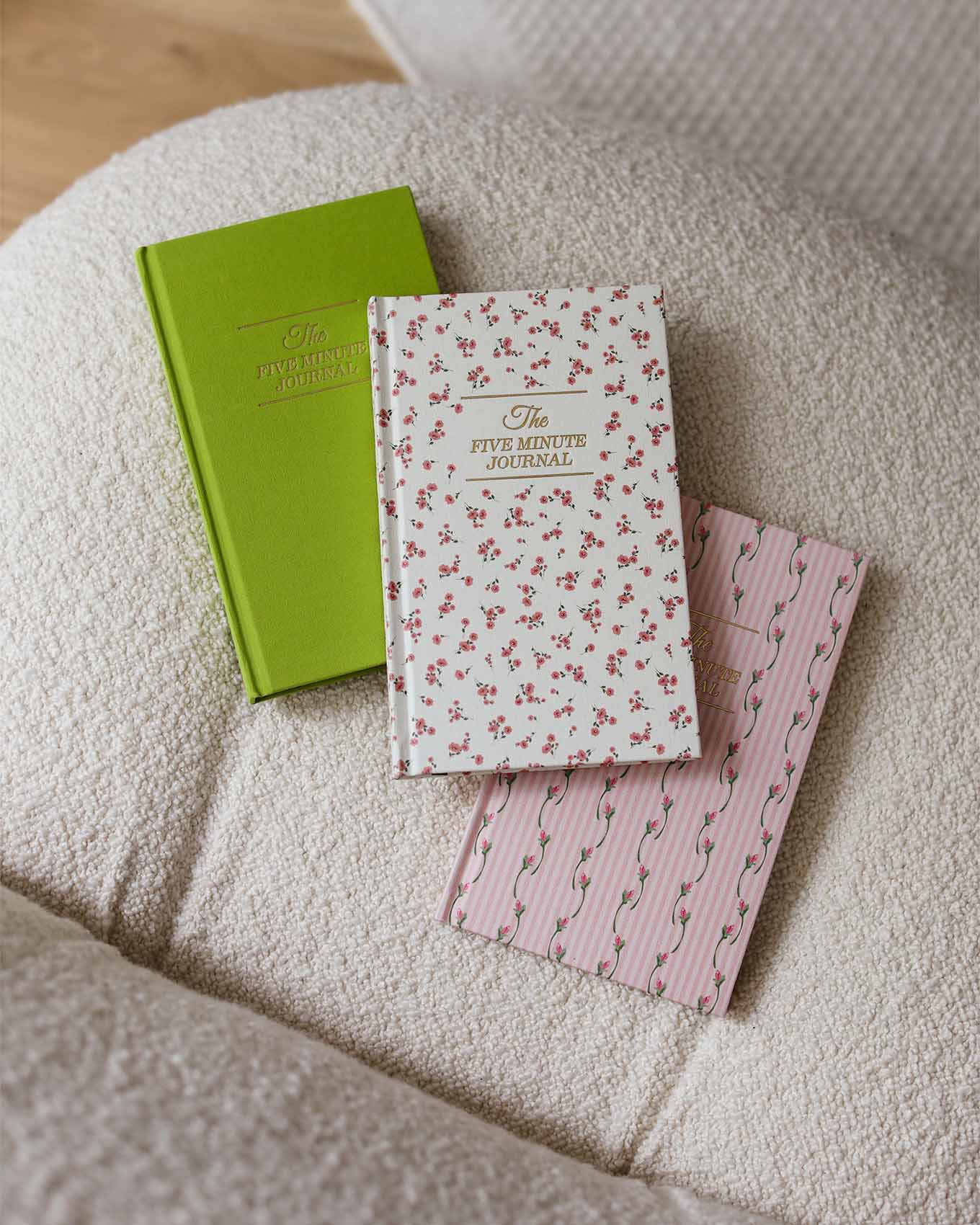 The Five Minute Journal Apple Green - Daily Guided Gratitude-Dagboek-DutchMills