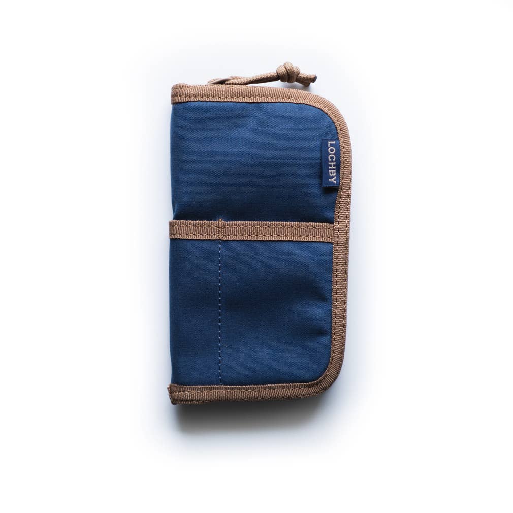 LOCHBY - Pouch - Quattro: Navy-Notitieboek-DutchMills