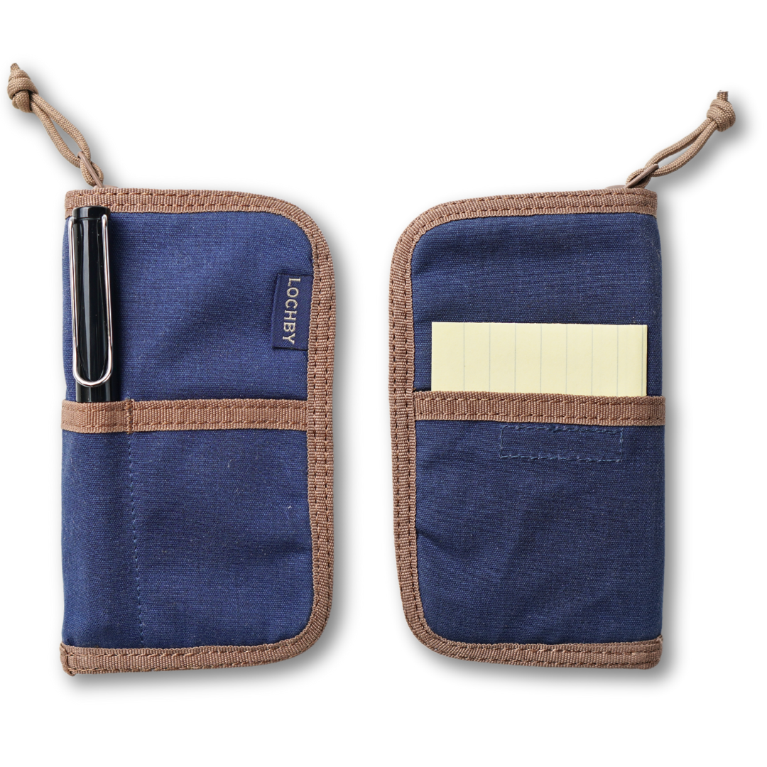 LOCHBY - Pouch - Quattro: Navy-Notitieboek-DutchMills