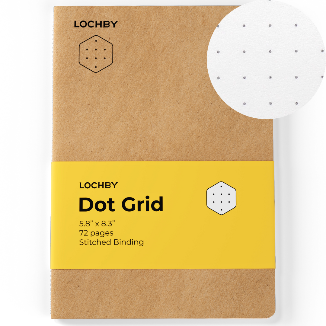 LOCHBY - Tomoe River Notebooks A5: Dot Grid-Notitieboek-DutchMills