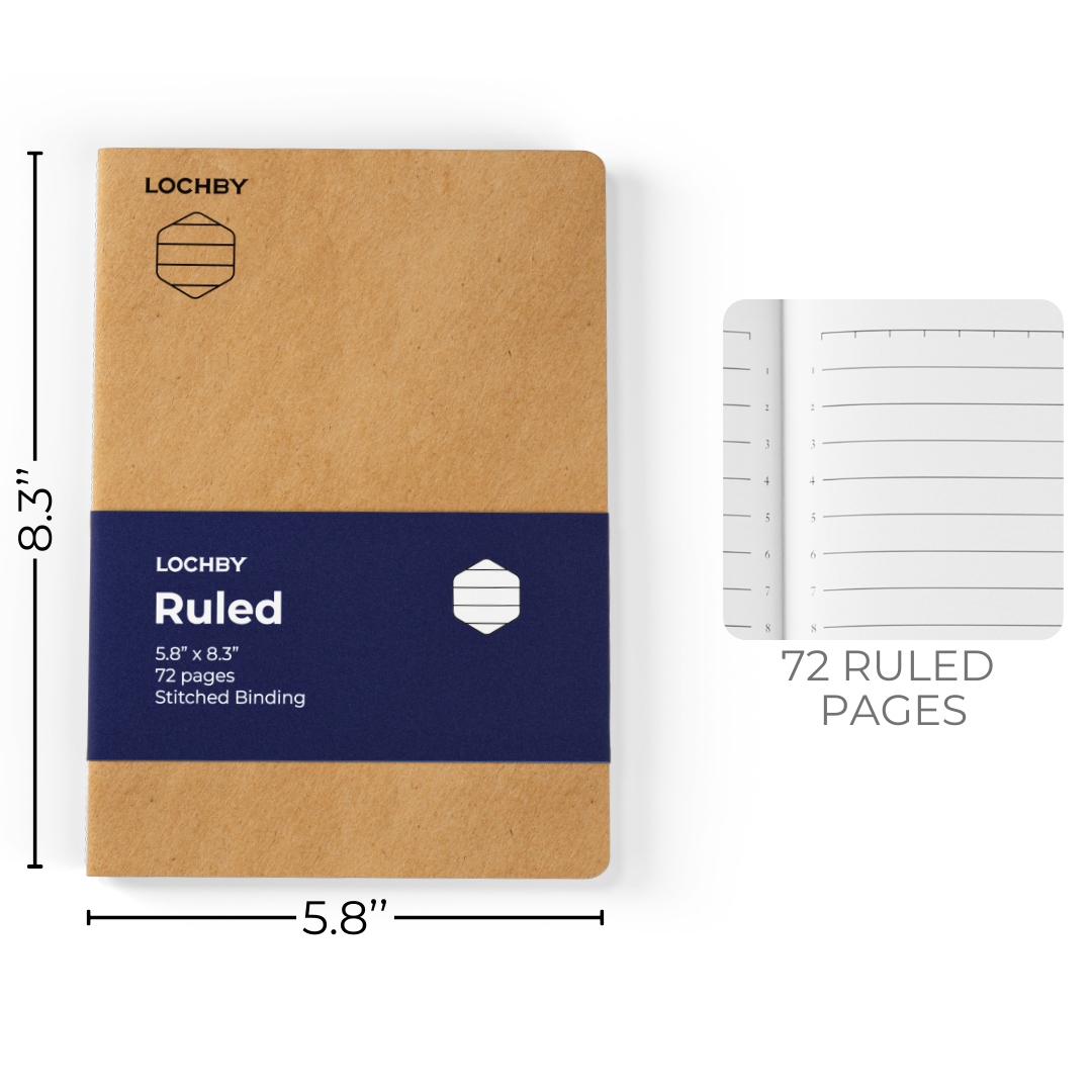 LOCHBY - Tomoe River Notebooks A5: Dot Grid-Notitieboek-DutchMills