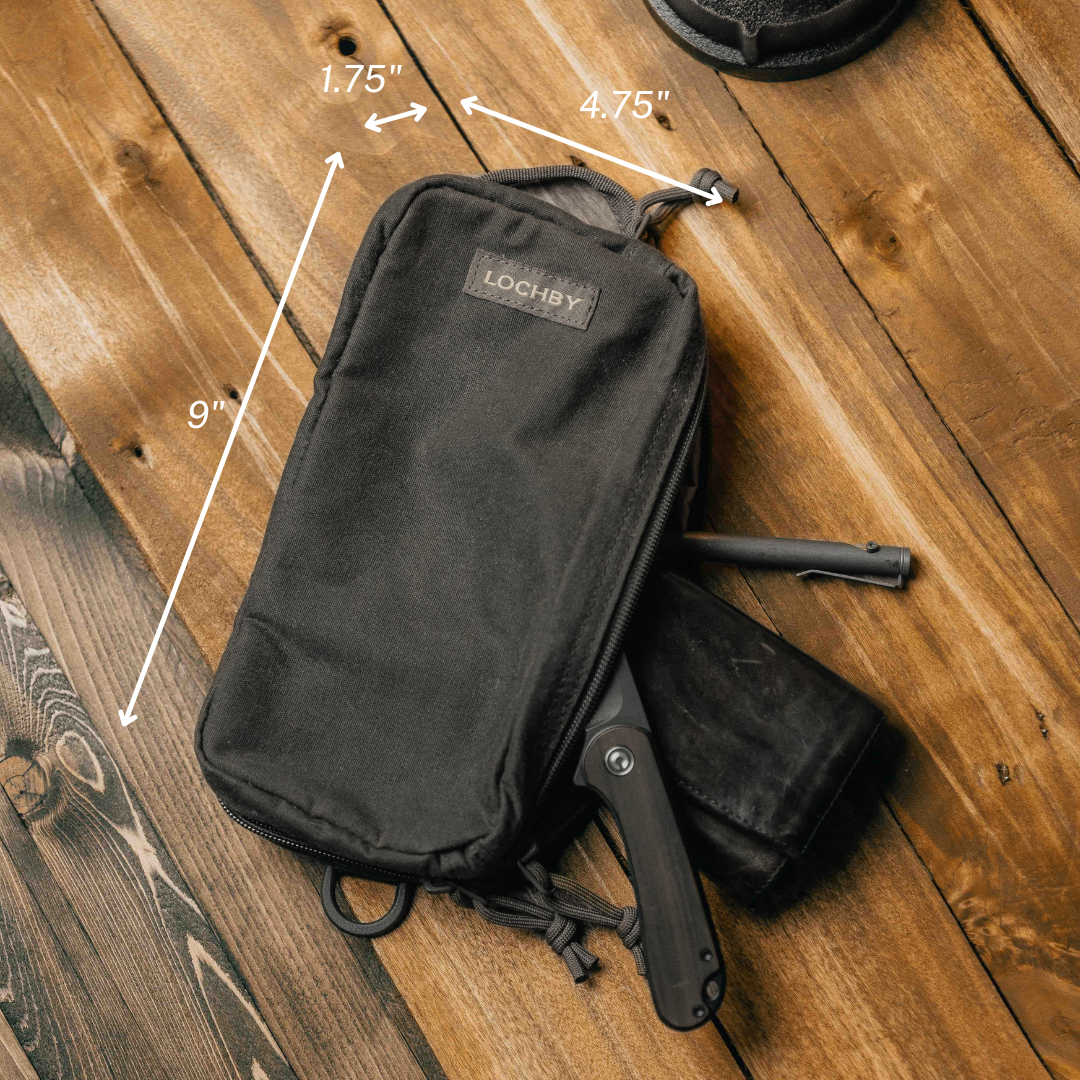 LOCHBY - Venture Pouch: Charcoal-Etui-DutchMills