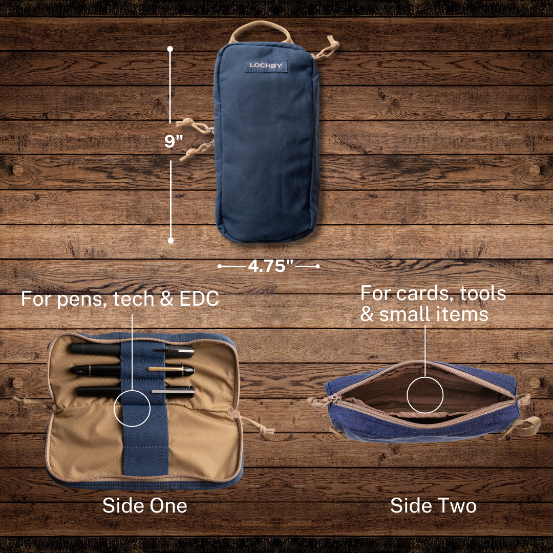 LOCHBY - Venture Pouch: Navy-Etui-DutchMills