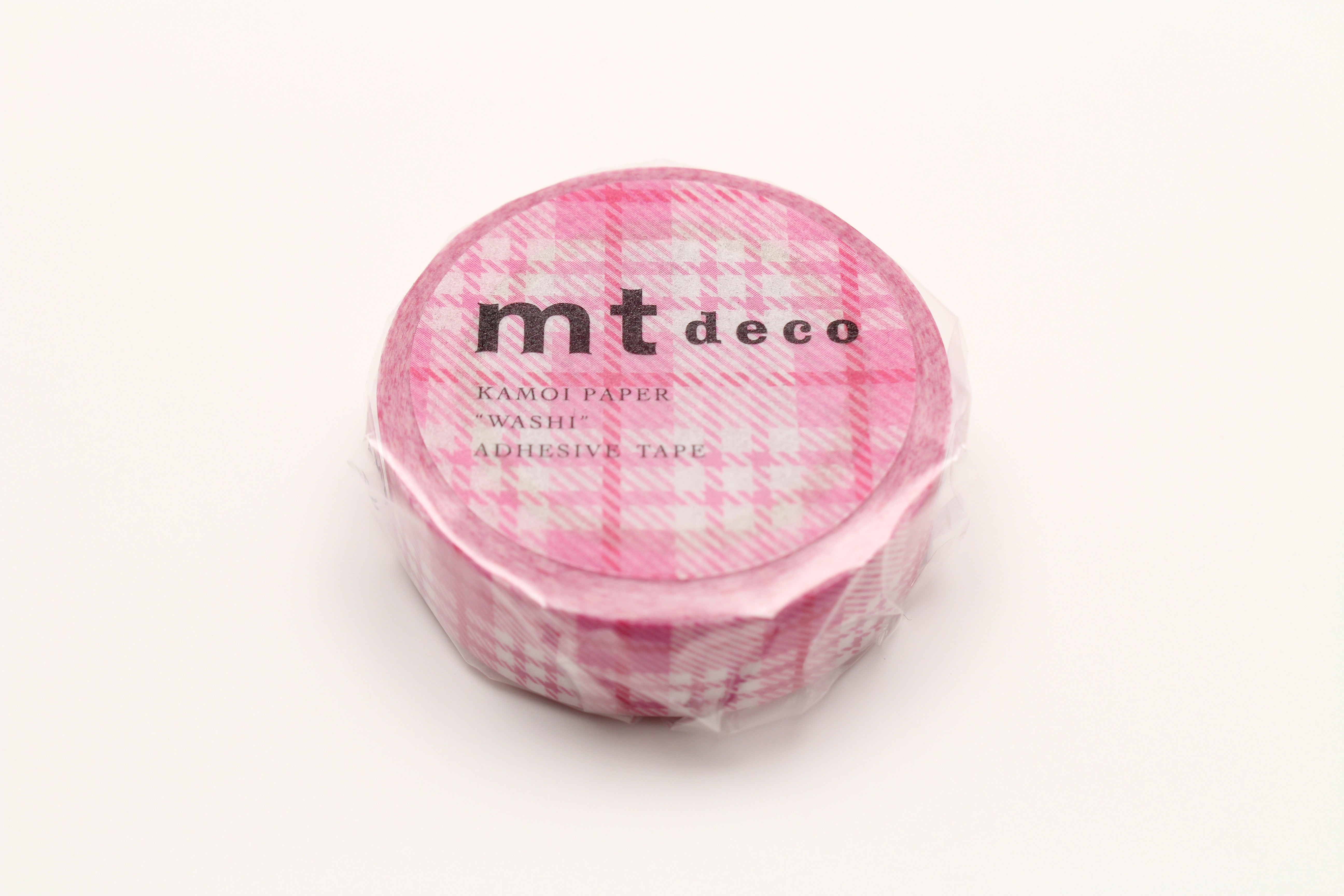 MT Masking Tape - Check Light Pink-Maskingtape-DutchMills