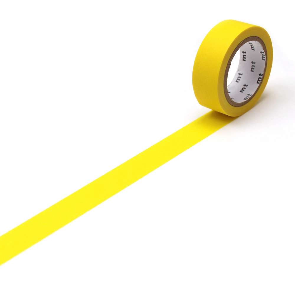 MT Masking Tape - Matte Yellow-Maskingtape-DutchMills