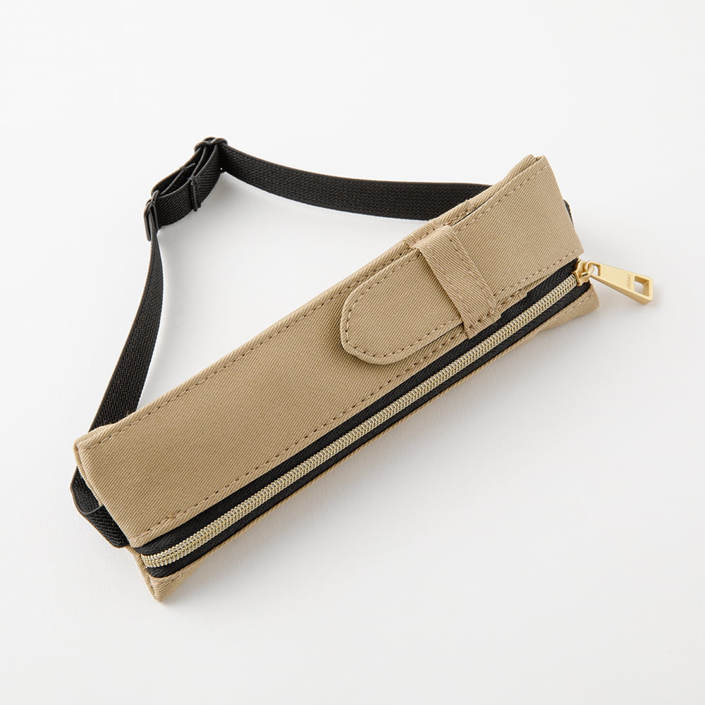 Midori - Book Band Pen Case - Beige-Etui-DutchMills