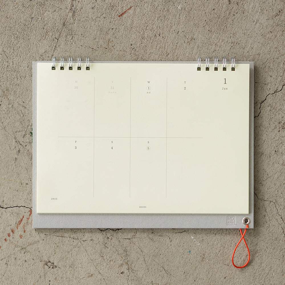 Midori - MD Desk Calendar Weekly 2025-Kalender-DutchMills