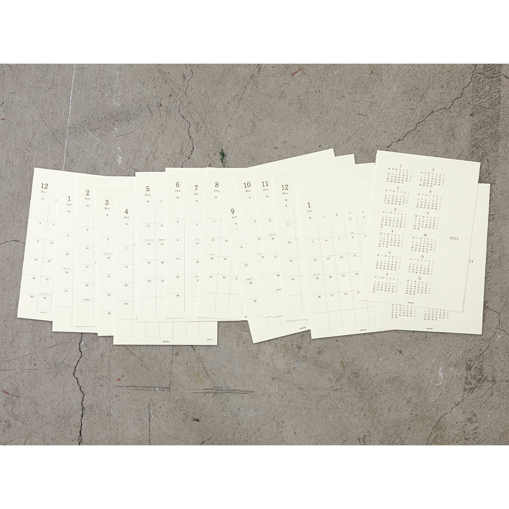 Midori - MD Diary Stickers 2025 L-Kalender-DutchMills