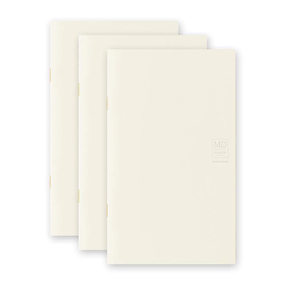 Midori - Notebook Light B6 Slim Blank (3 stuks)-Notitieboek-DutchMills