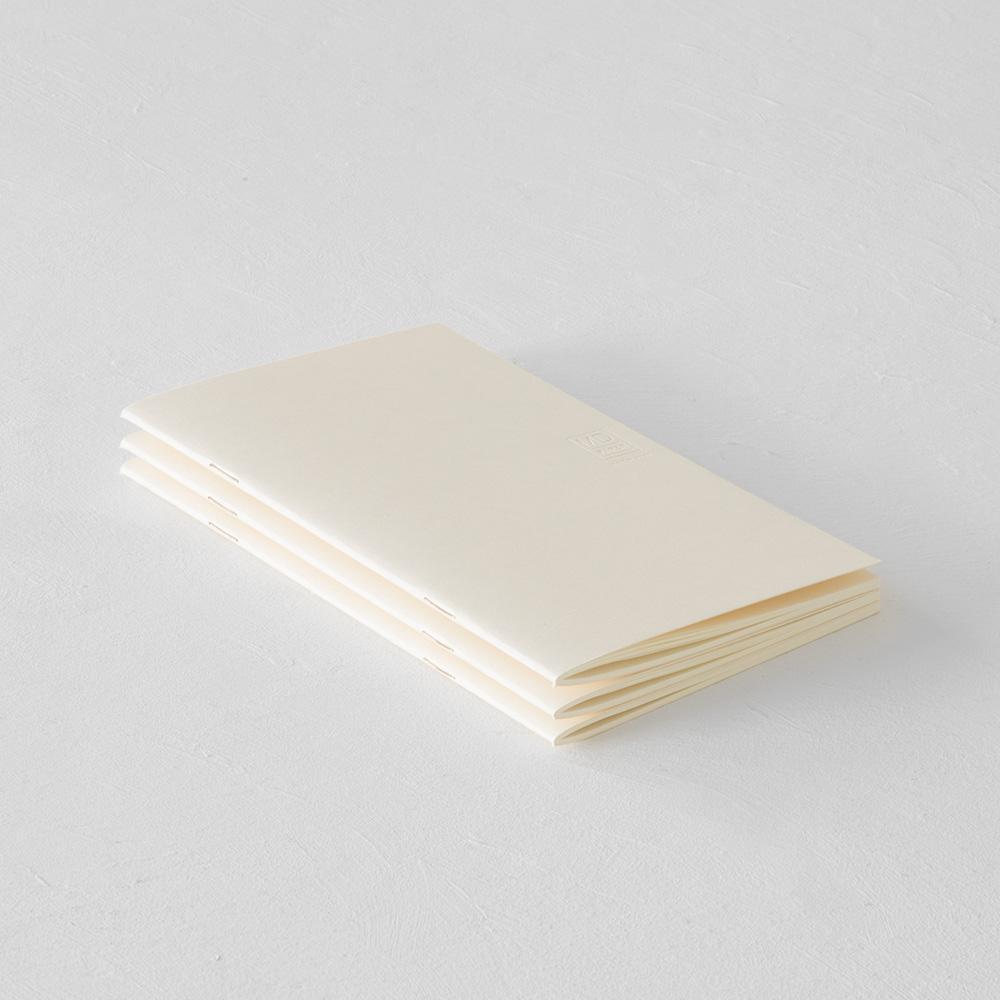 Midori - Notebook Light B6 Slim Blank (3 stuks)-Notitieboek-DutchMills