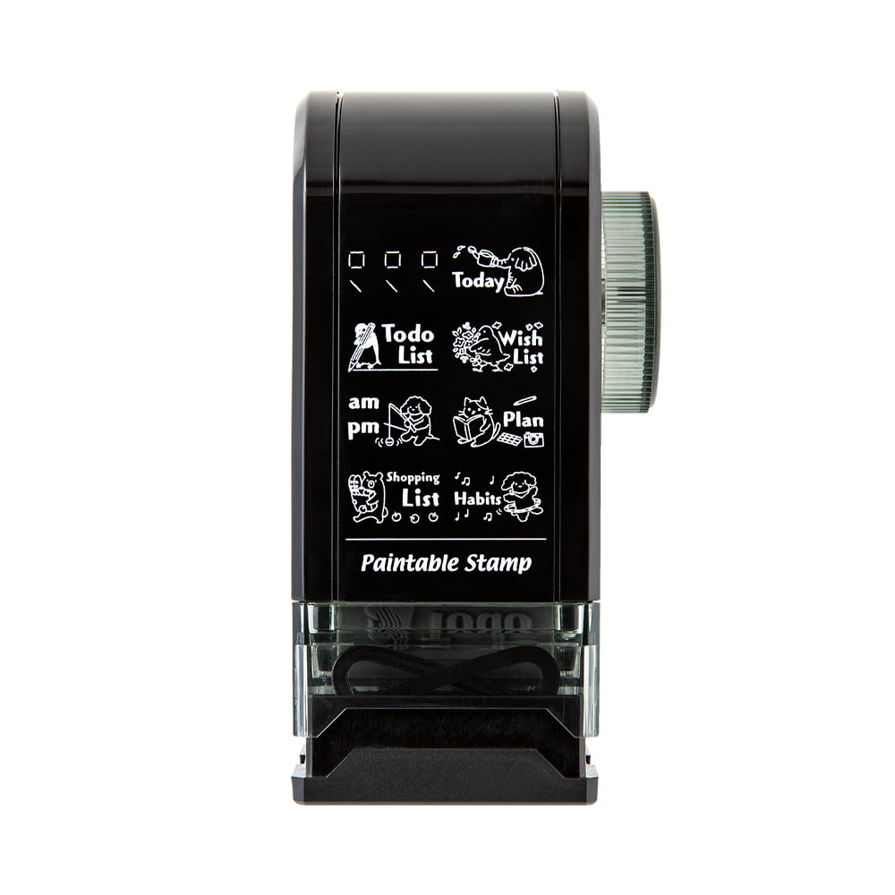 Midori - Paintable Rotating Stamp - Dial List-Stempel-DutchMills