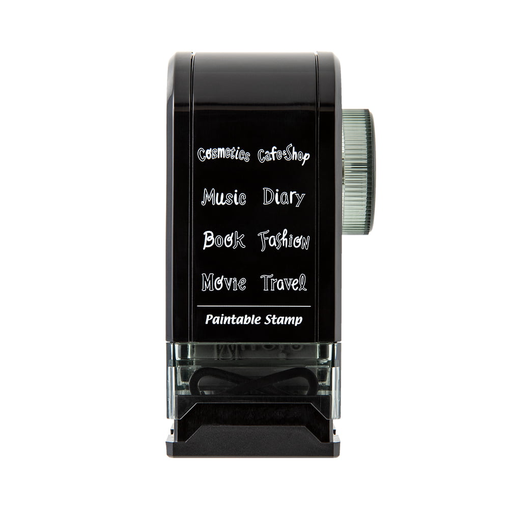 Midori - Paintable Rotating Stamp - Dial Title-Stempel-DutchMills