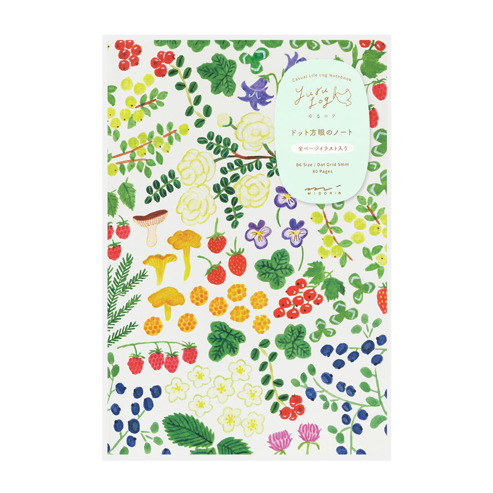 Midori - Yuru Log Notebook B6 Scandinavia-Dagboek-DutchMills