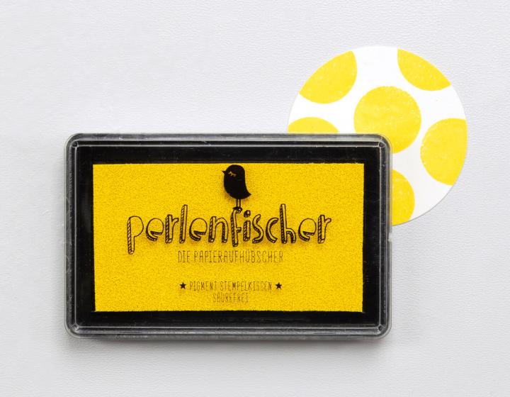 Perlenfischer - Stempelkussen Banaan-Stempel-DutchMills