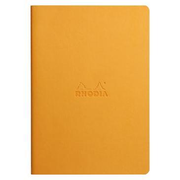 Rhodia - Notebook Softcover 64 pagina's - Lijntjes - Oranje-DutchMills