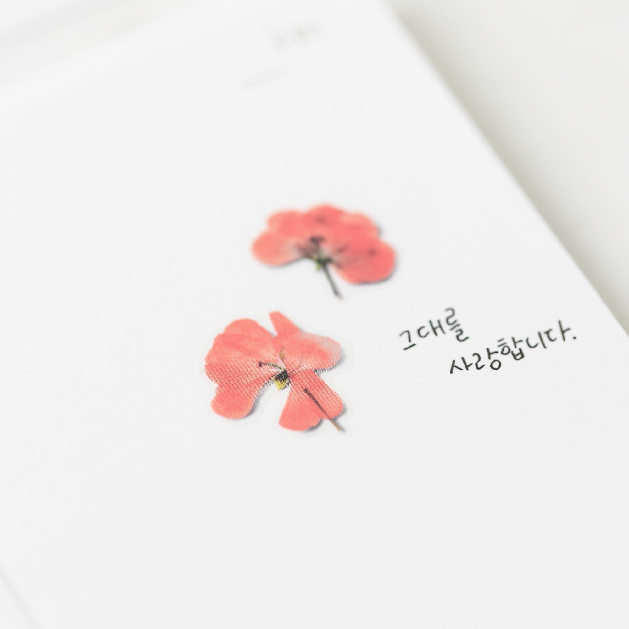 Appree - Pressed Flower Sticker - Geranium-Sticker-DutchMills