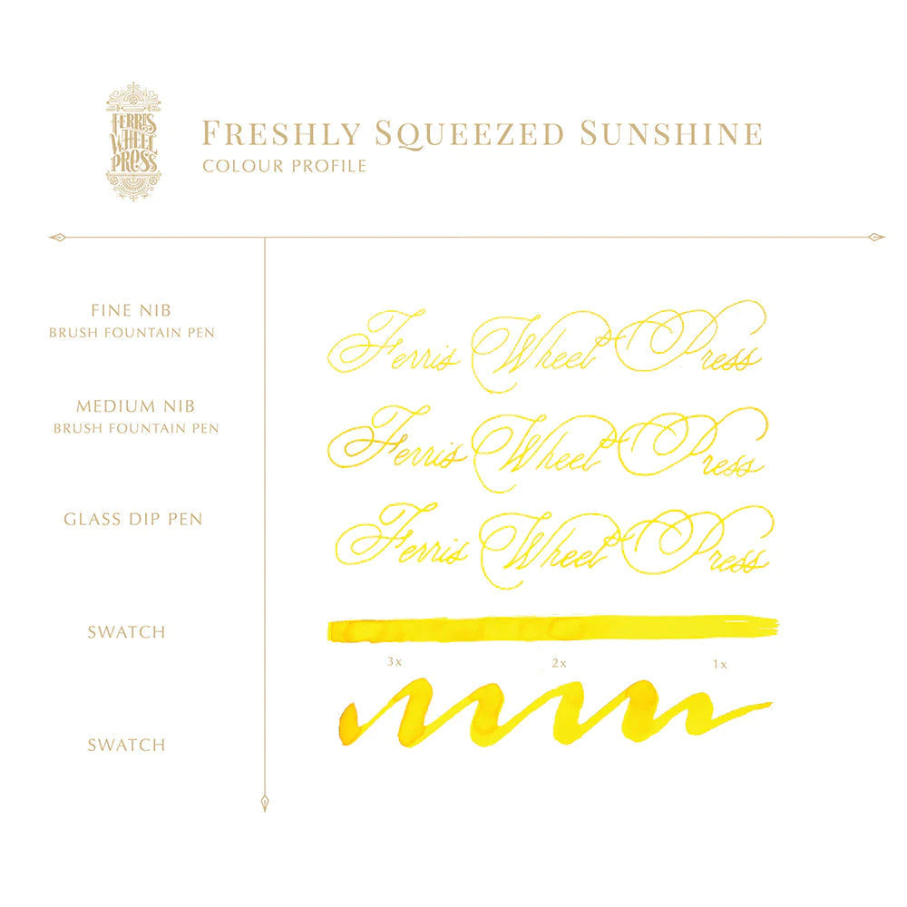 Ferris Wheel Press - 38ml Freshly Squeezed Sunshine Ink-Inkt-DutchMills