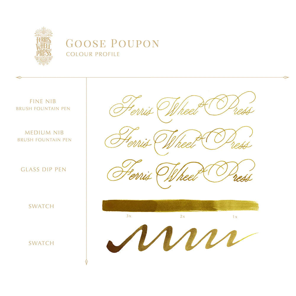 Ferris Wheel Press - 38ml Goose Poupon Ink-Inkt-DutchMills