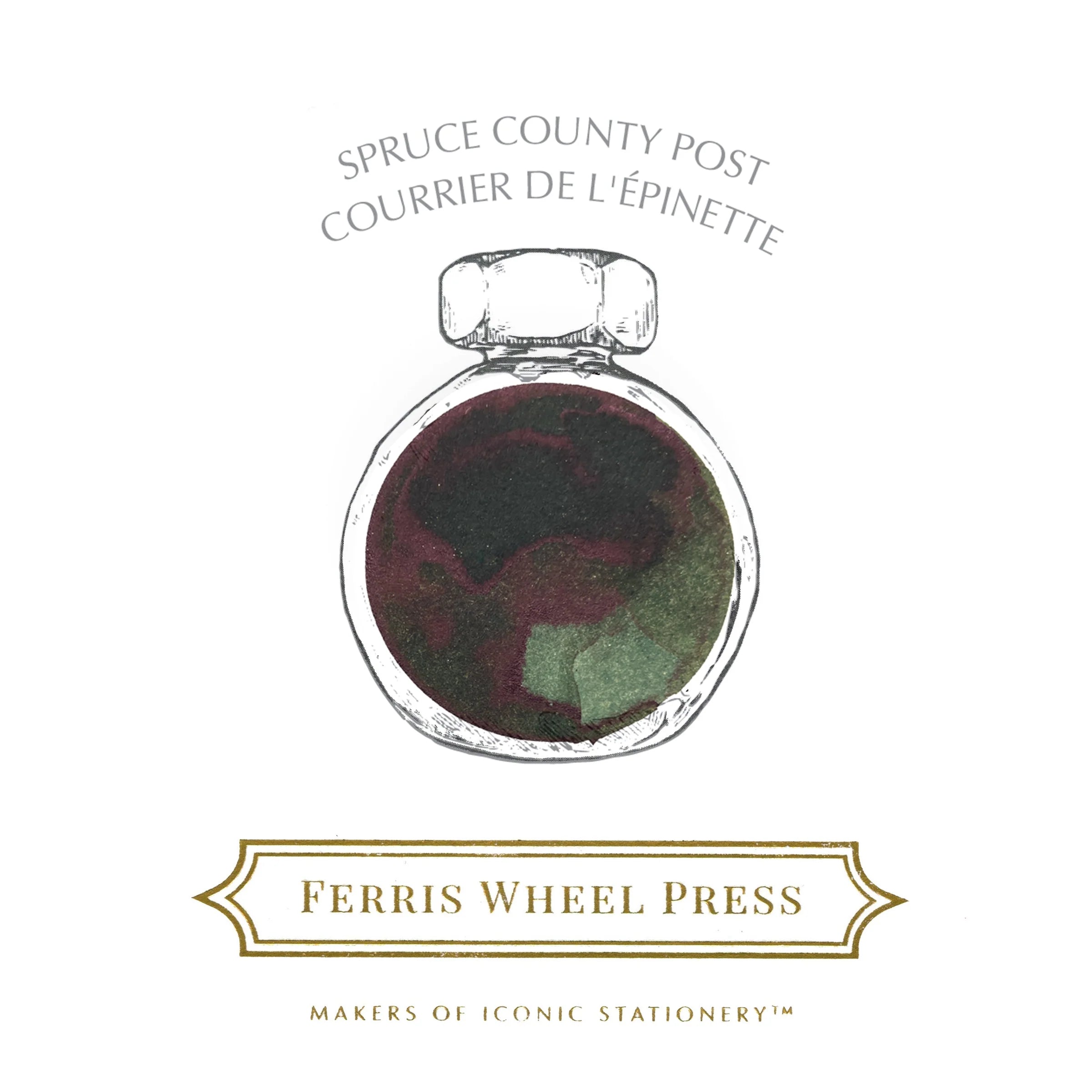 Ferris Wheel Press - 38ml Spruce County Post Ink-Inkt-DutchMills