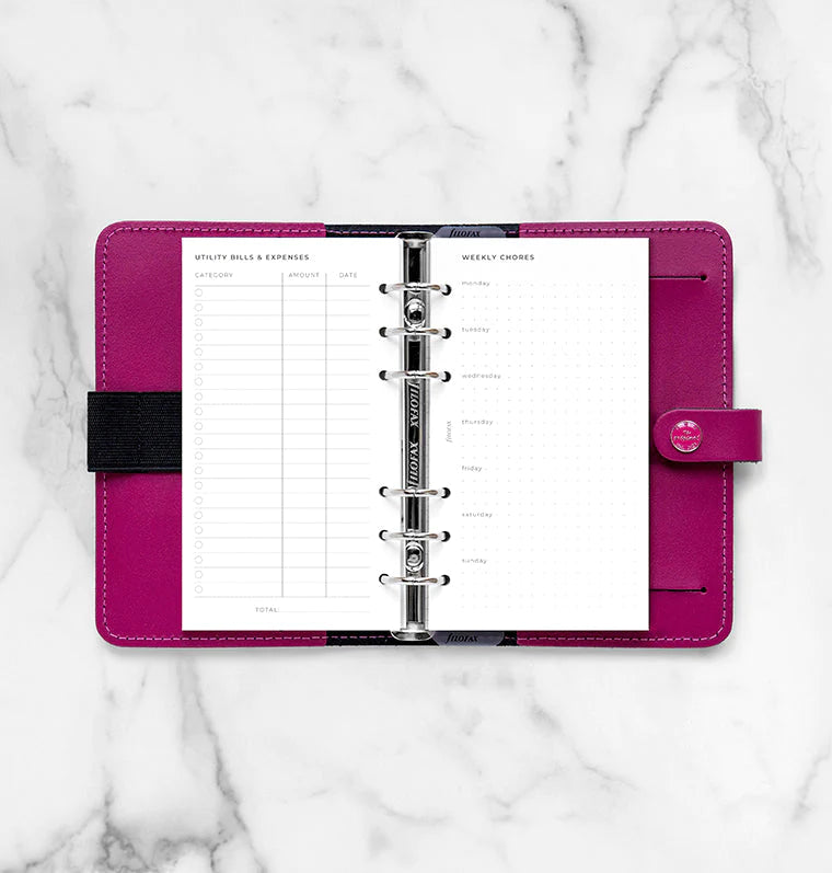 Filofax - Minimal Household Planner - Personal-Refill-DutchMills