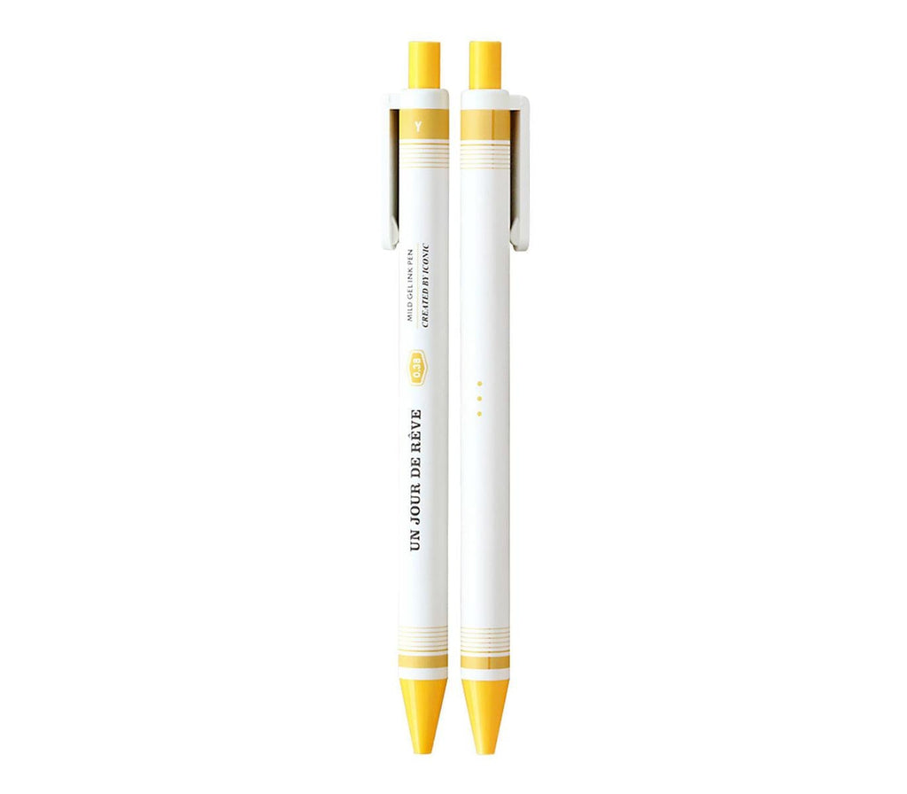 Yellow pen on sale