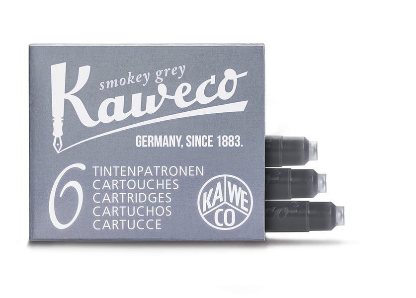 Kaweco - Inktpatronen, 6 stuks - Smokey Grey-Inkt-DutchMills