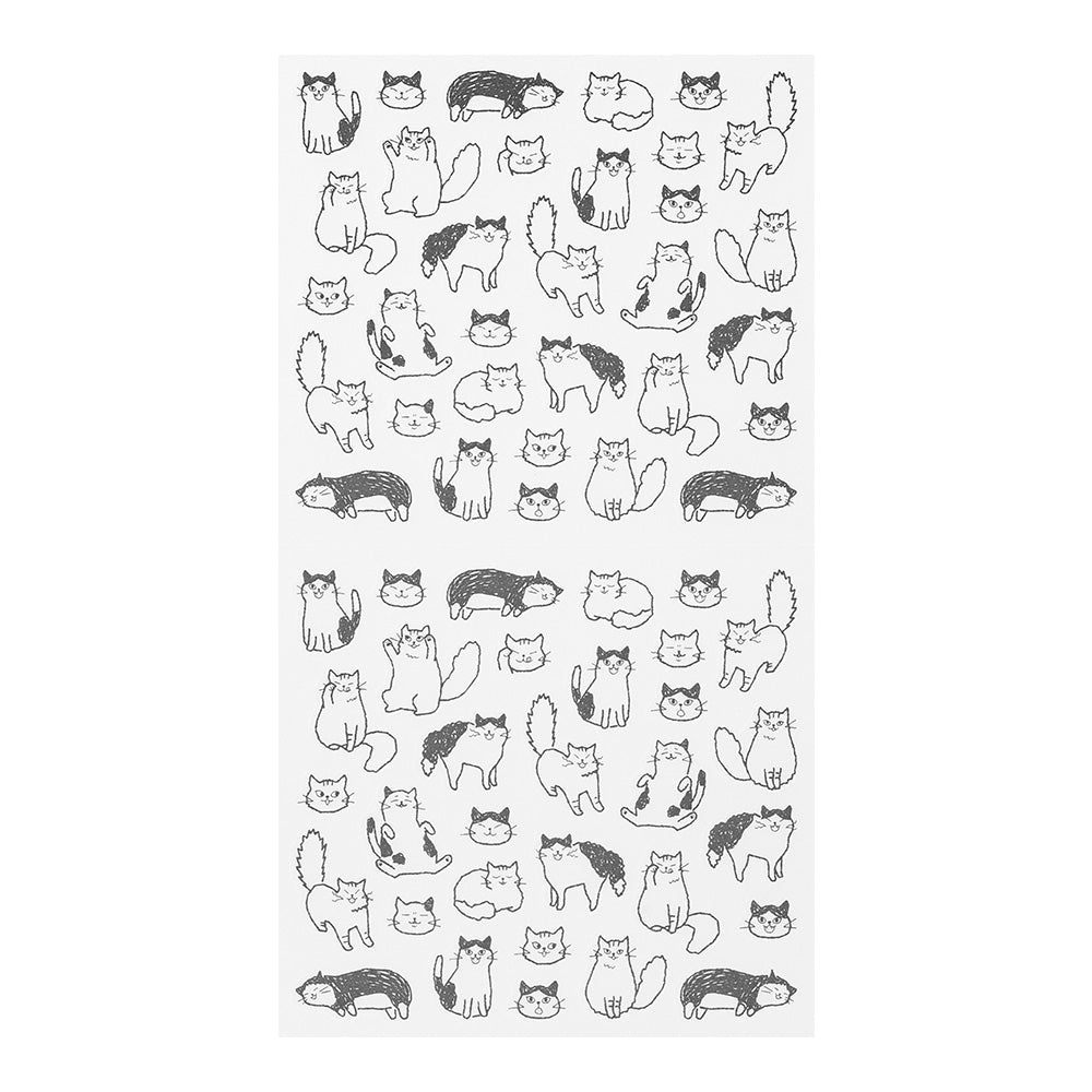 Midori - Diary Sticker Chat Cats-Sticker-DutchMills