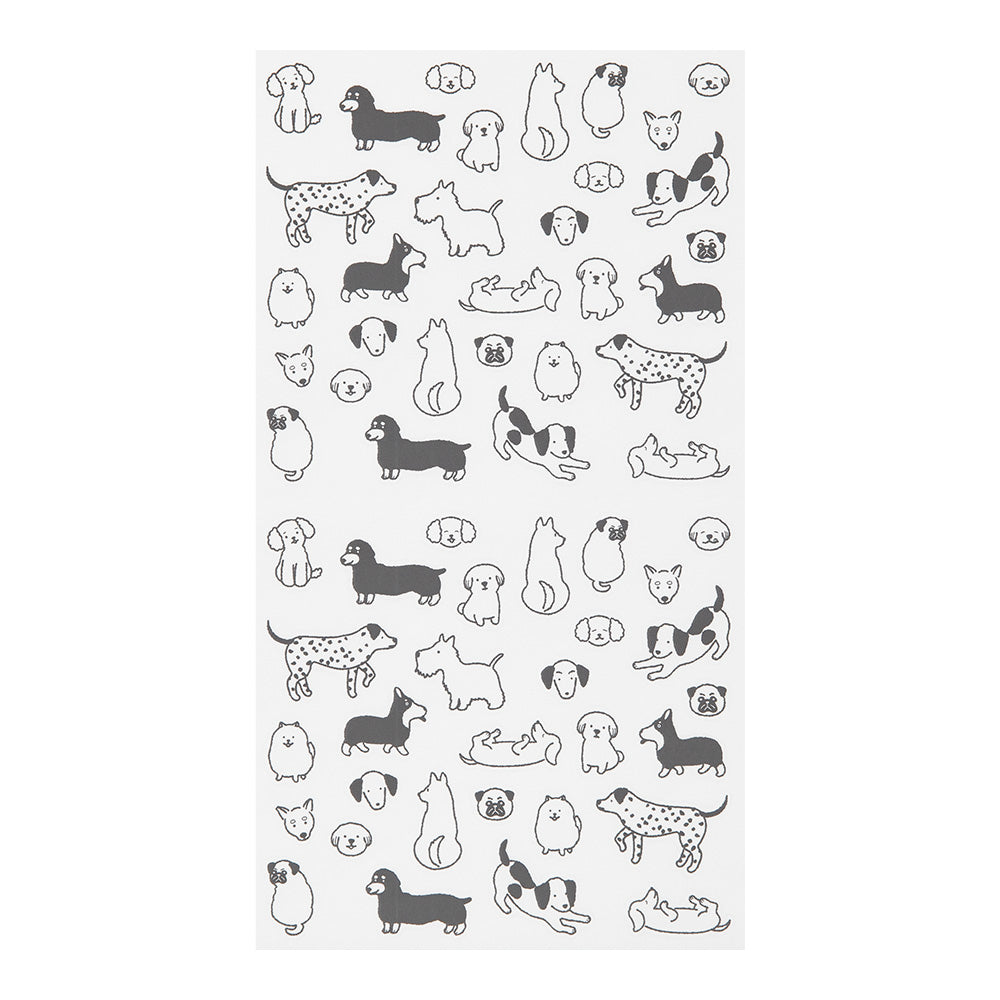 Midori - Diary Sticker Chat Dogs-Sticker-DutchMills