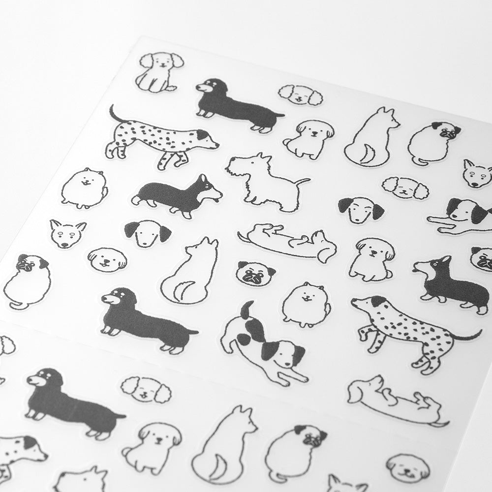 Midori - Diary Sticker Chat Dogs-Sticker-DutchMills