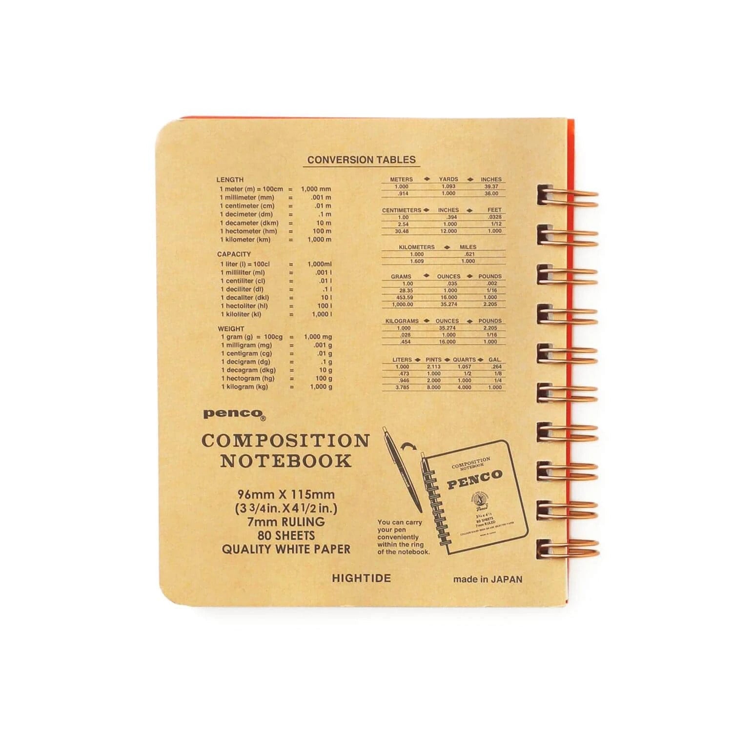 Penco - Coil Notebook Small - Natural-Notitieboek-DutchMills