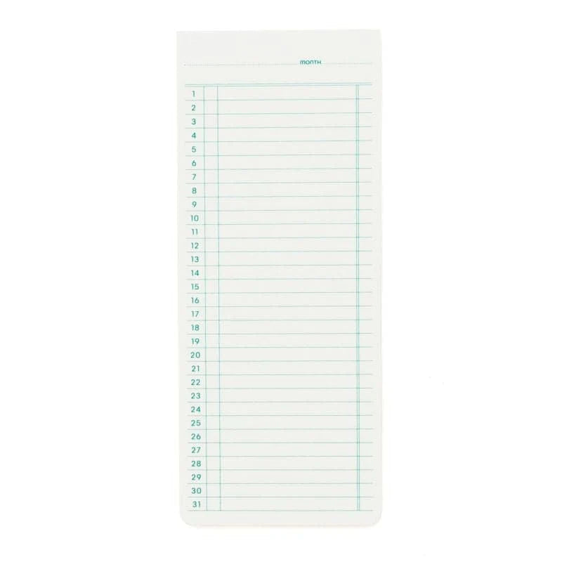 Penco - Sticky Memo Pad Monthly Planner - White-Memopad-DutchMills