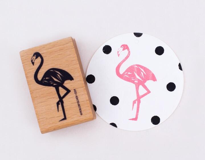 Perlenfischer - Flamingo-Stempel-DutchMills