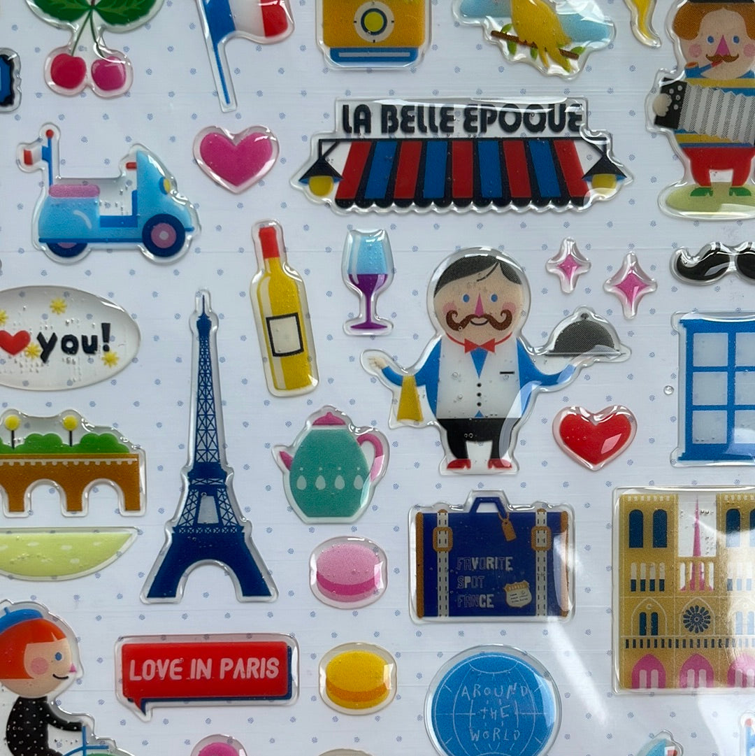 Suatelier - Bonjour Paris - Stickers-Sticker-DutchMills